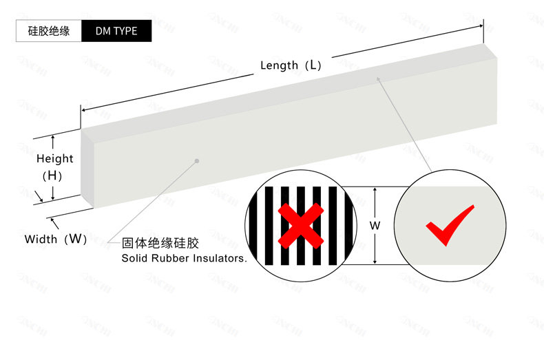 硅胶绝缘DM Type工程设计图